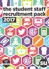 the student staff recruitment pack 2017