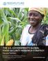 THE U.S. GOVERNMENT S GLOBAL FOOD SECURITY RESEARCH STRATEGY