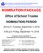 The Board of Education of School District No. 83 (North Okanagan-Shuswap) NOMINATION PACKAGE. Office of School Trustee NOMINATION PERIOD