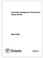 Stormwater Management Planning and Design Manual