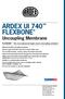 ARDEX UI 740 FLEXBONE
