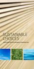 FINNISH FOREST INDUSTRY SUSTAINABILITY COMMITMENTS