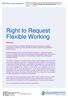 Right to Request Flexible Working