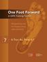 One Foot Forward. A GIPA Training Toolkit. Designed by and for People Living with HIV/AIDS ... M O D U L E