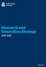 Research and Innovation Strategy