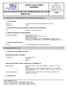 SAFETY DATA SHEET Revised edition no : 0 SDS/MSDS Date : 7 / 12 / 2012