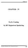 CHAPTER IV. by RF Magnetron Sputtering