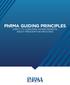 PhRMA GUIDING PRINCIPLES DIRECT TO CONSUMER ADVERTISEMENTS ABOUT PRESCRIPTION MEDICINES
