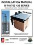 INSTALLATION MANUAL. B-710/760 H20 SERIES MODULAR UST to AST TRANSITION SUMP