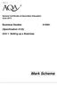 Version 1.0. General Certificate of Secondary Education June Business Studies. (Specification 4133) Unit 1: Setting up a Business.