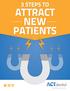 3 STEPS TO ATTRACT NEW PATIENTS
