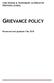 CHELTENHAM & TEWKESBURY ALTERNATIVE PROVISION SCHOOL GRIEVANCE POLICY. Reviewed and updated: Feb 2018