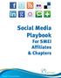 Social Media Playbook For SMEI Affiliates & Chapters