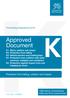 Approved Document. Protection from falling, collision and impact. The Building Regulations 2010