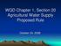 WQD Chapter 1, Section 20 Agricultural Water Supply Proposed Rule. October 24, 2008