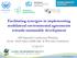 Facilitating synergies in implementing multilateral environmental agreements towards sustainable development