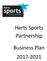 Herts Sports Partnership. Business Plan