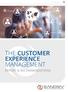 THE CUSTOMER EXPERIENCE MANAGEMENT REPORT & RECOMMENDATIONS Customer Experience & Beyond