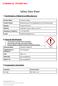 Safety Data Sheet. Chemical Store Inc. 1) Identification of Material and Manufacturer. 2) Hazards Identification. 3) Composition Information