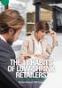 FEATURE THE 11 HABITS OF LOW-SHRINK RETAILERS. HOW DO YOU COMPARE? By Colin Peacock, ECR Europe