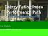Energy Rating Index Performance Path Fact Sheet Development