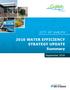 CITY OF GUELPH WATER EFFICIENCY STRATEGY UPDATE Summary