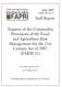Impacts of the Commodity Provisions of the Food and Agriculture Risk Management for the 21st Century Act of 2007 (FARM 21)