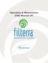 Operation & Maintenance (OM) Manual v01. Bioretention Systems