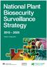 National Plant Biosecurity Surveillance Strategy. Version 1.0 May 2013