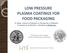 LOW PRESSURE PLASMA COATINGS FOR FOOD PACKAGING