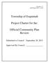 Township of Esquimalt. Project Charter for the: Official Community Plan Review