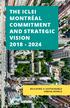 THE ICLEI MONTRÉAL COMMITMENT AND STRATEGIC VISION