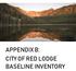 APPENDIX B: CITY OF RED LODGE BASELINE INVENTORY