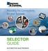 Selector Guide. Providing the Connections for your Success. Automotive ele c tronics