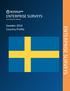 ENTERPRISE SURVEYS WHAT BUSINESSES EXPERIENCE. Sweden 2014 Country Profile ENTERPRISE SURVEYS