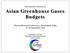 Asian Greenhouse Gases Budgets