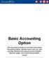 Basic Accounting Option