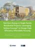 Net-Zero Energy in Single Family Residential Projects: Leveraging Sefaira Concept to Design High Efficiency Affordable Housing