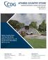 ATHENS COUNTRY STORE REVISED MODIFIED CORRECTIVE ACTION PLAN REPORT ATTF CP-21