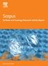Scopus. Surfaces and Coatings Research Activity Report