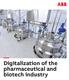 Digitalization of the pharmaceutical and biotech industry