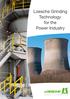 Loesche Grinding Technology for the Power Industry