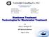 Membrane Treatment Technologies for Wastewater Treatment
