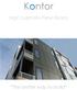 Kontor. MgO Sulphate Panel Board. The better way to build