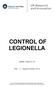 CONTROL OF LEGIONELLA
