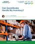 Can QuickBooks Handle My Inventory?