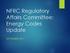 NFRC Regulatory Affairs Committee: Energy Codes Update SEPTEMBER 2017