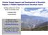 Climate Change Impacts and Development in Mountain Regions: A Flexible Approach to an Uncertain Future