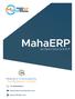 MahaERP. Mahavir Consultants. an Open Source E.R.P. Your RightSource IT partner