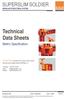 Technical Data Sheets
